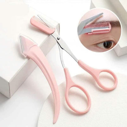 Eyebrow Trimmer Scissors with Comb DailySale