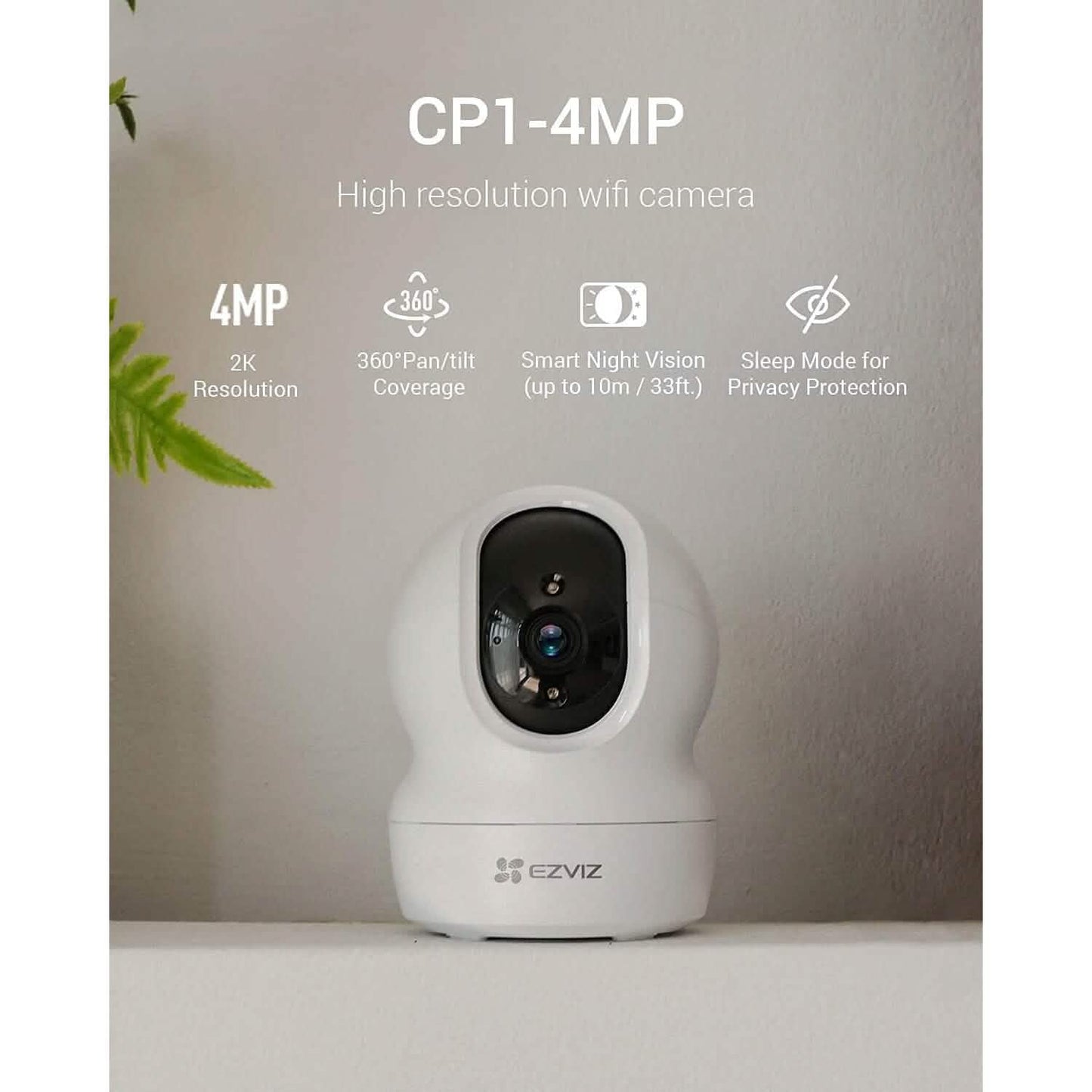EZVIZ Outdoor Security Camera Color Night Vision  (Refurbished) DailySale