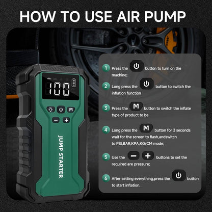 7-in-1 Emergency Car Power Supply Starter & Air Pump DailySale