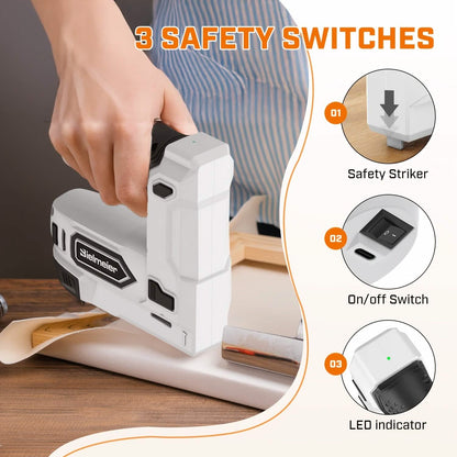 Bielmeier 20V Cordless 2-in-1 Stapler & Brad Nailer DailySale
