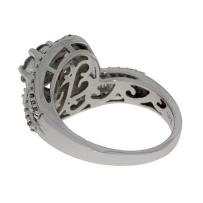 Genuine 1.00ct Diamond Ring 14KT White Gold Bids.com