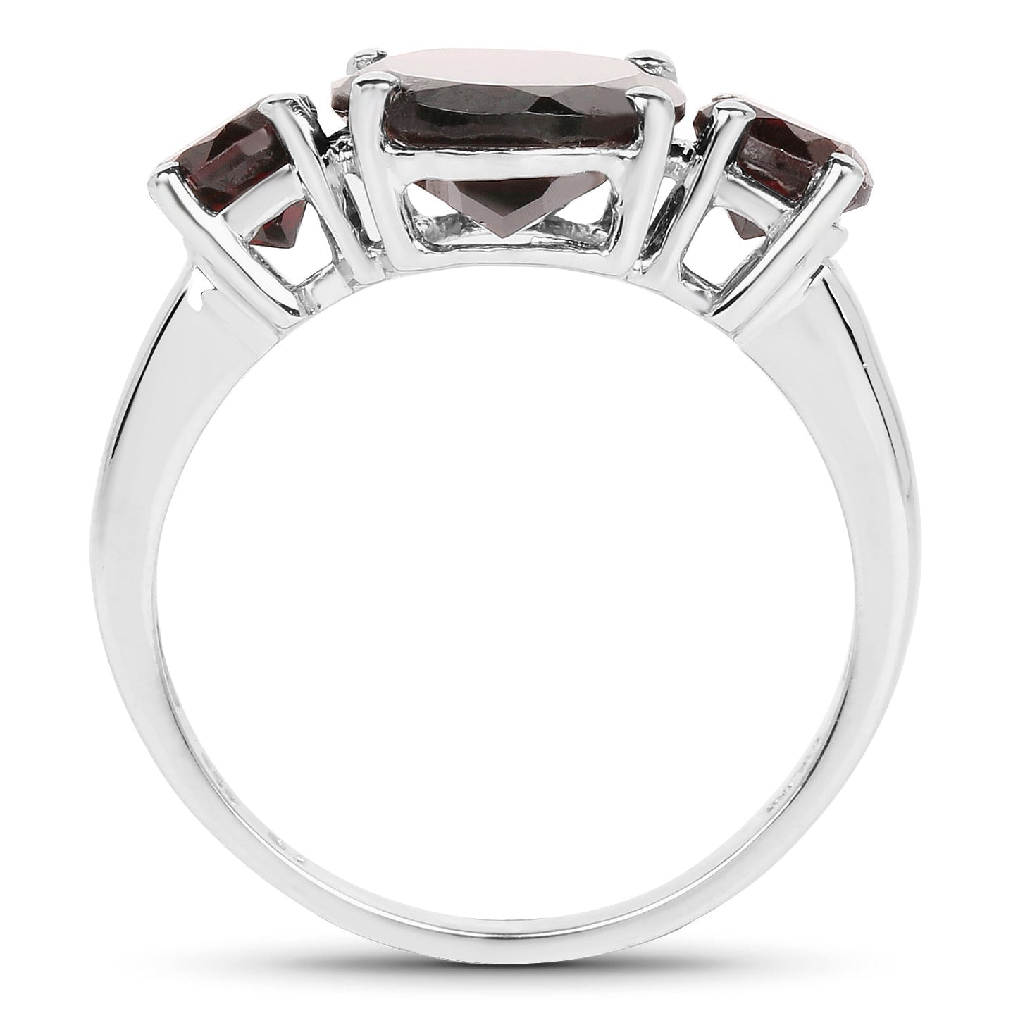 5.01 Carat Genuine Garnet .925 Sterling Silver Ring Bids.com