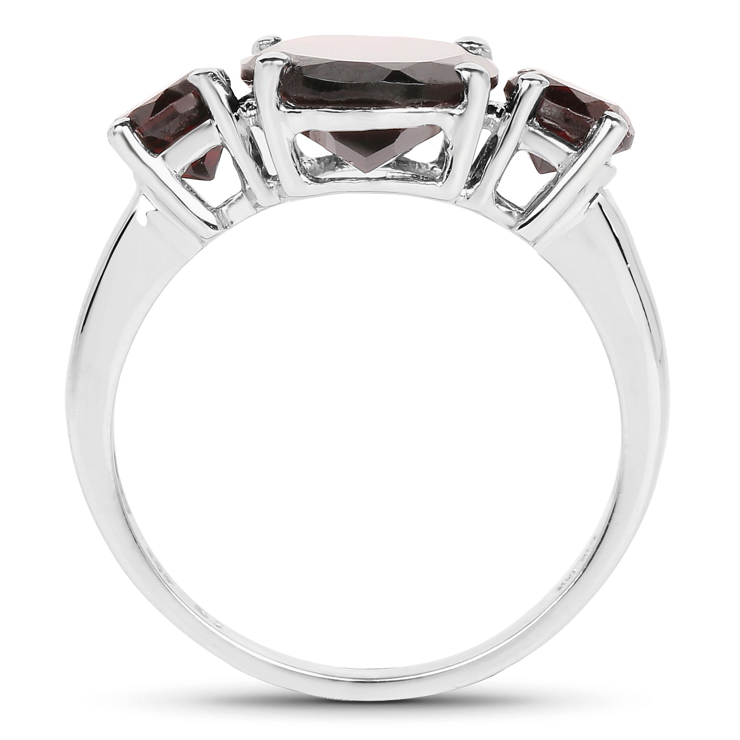 5.01 Carat Genuine Garnet .925 Sterling Silver Ring Bids.com