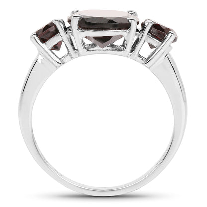 5.01 Carat Genuine Garnet .925 Sterling Silver Ring Bids.com