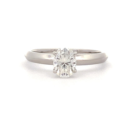 Natural .88ct Moissanite  Sterling Silver Bids.com