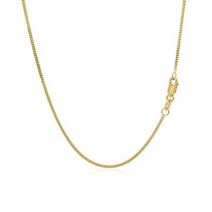 14k Yellow Gold Gourette Chain 1.0mm Bids.com