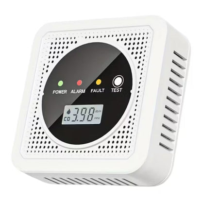 Dual Sensor Smoke & Carbon Monoxide Detector Alarm with LCD Display DailySale