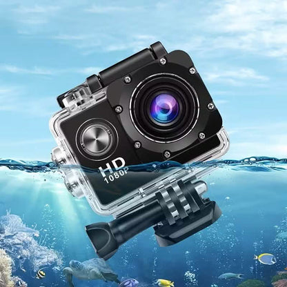 Ultra HD 1080P Action Camera – 140° Wide Angle, Fisheye Lens, LCD Display DailySale