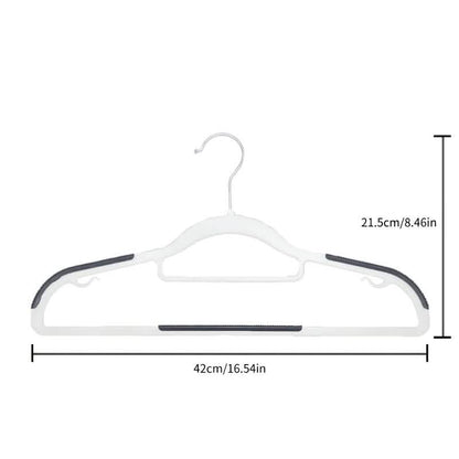 10-Pack: Heavy-Duty Plastic Anti-Skid Clothes Hangers DailySale