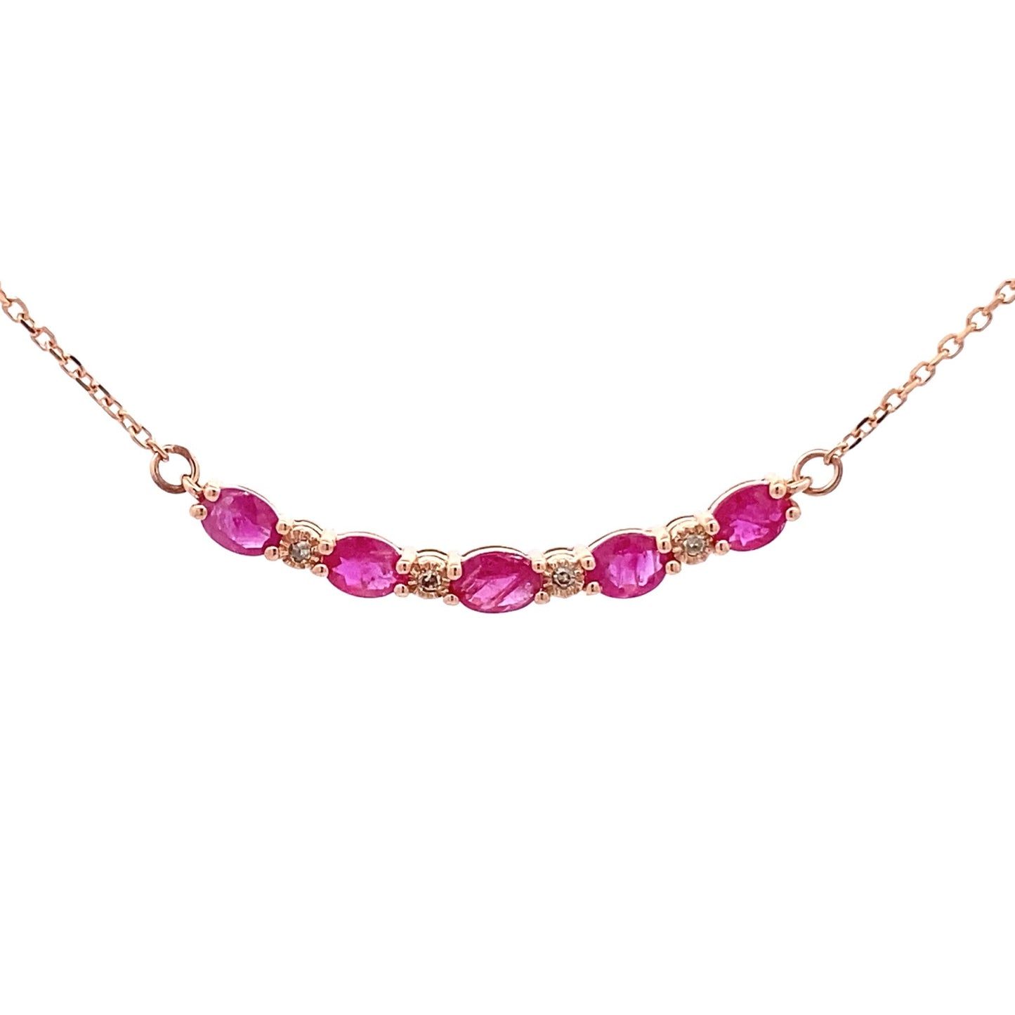 .73ct Ruby Diamond Fashion Pendants 10KT Rose Gold Bids.com