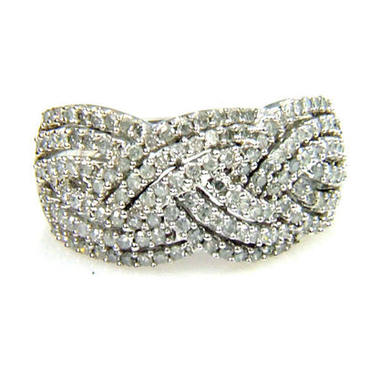 Natural 1.00ct Diamond Ring 10KT White Gold Bids.com