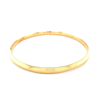 Classic Bangle in 14k Yellow Gold (5.0mm) Bids.com