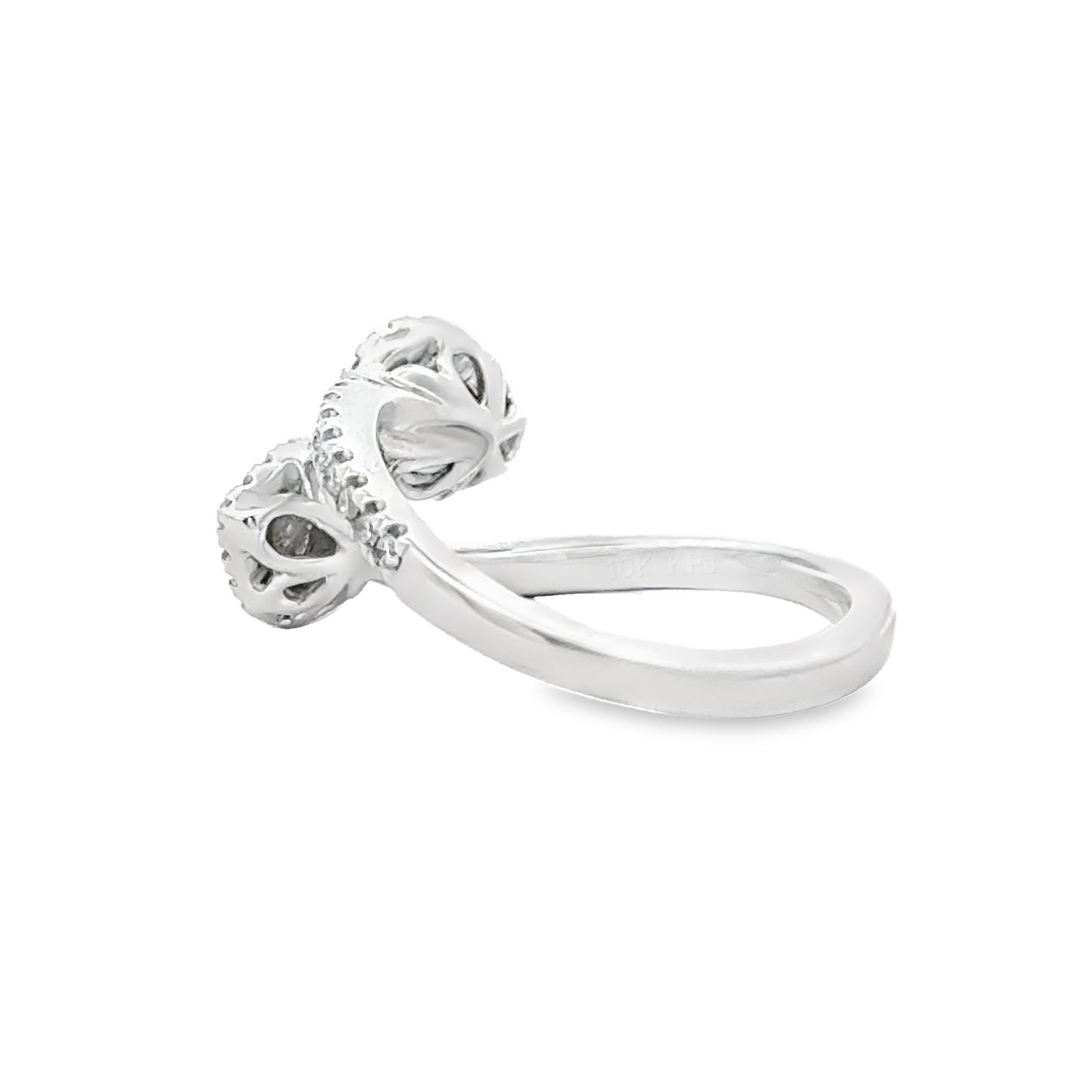 Genuine .50ct Diamond Ring 10KT White Gold Bids.com