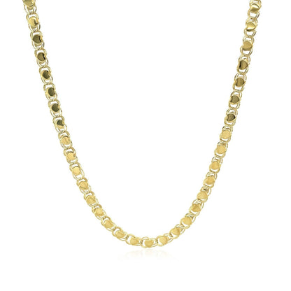 2.9mm 14k Yellow Gold Heart Chain Bids.com