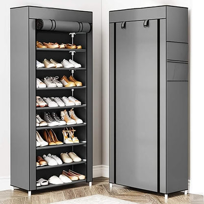 10-Layer 9 Grid Shoe Rack Shelf Storage Closet Organizer DailySale
