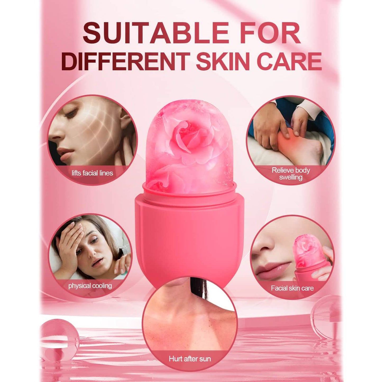 Face and Eye Ice Roller Ice Cube Mold DailySale