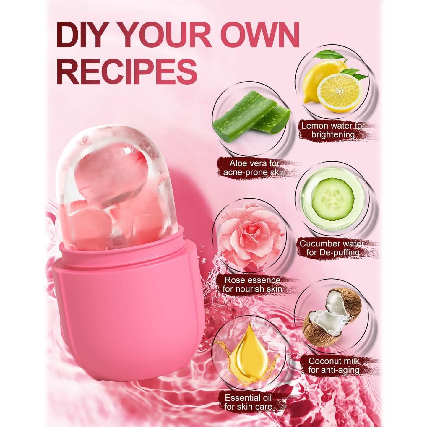 Face and Eye Ice Roller Ice Cube Mold DailySale