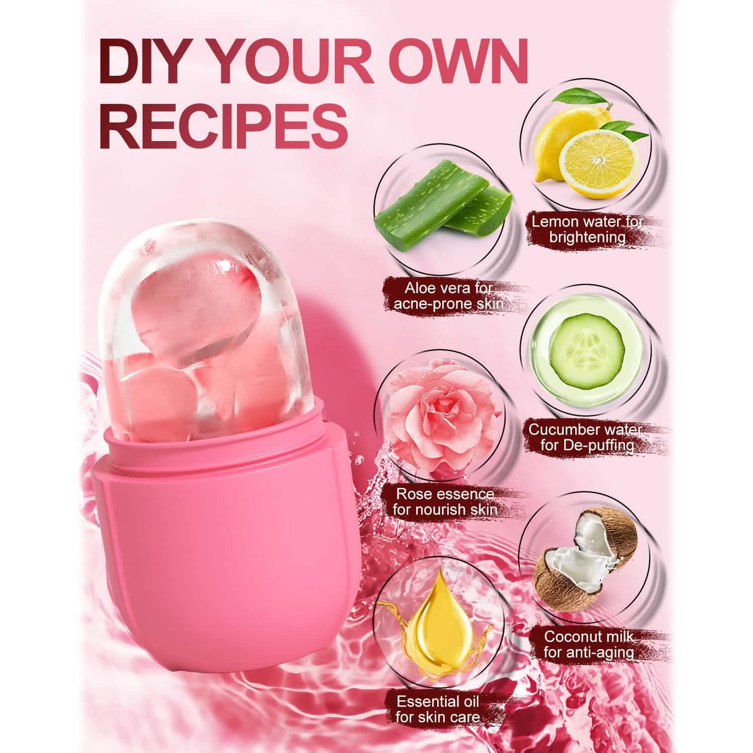 Face and Eye Ice Roller Ice Cube Mold DailySale
