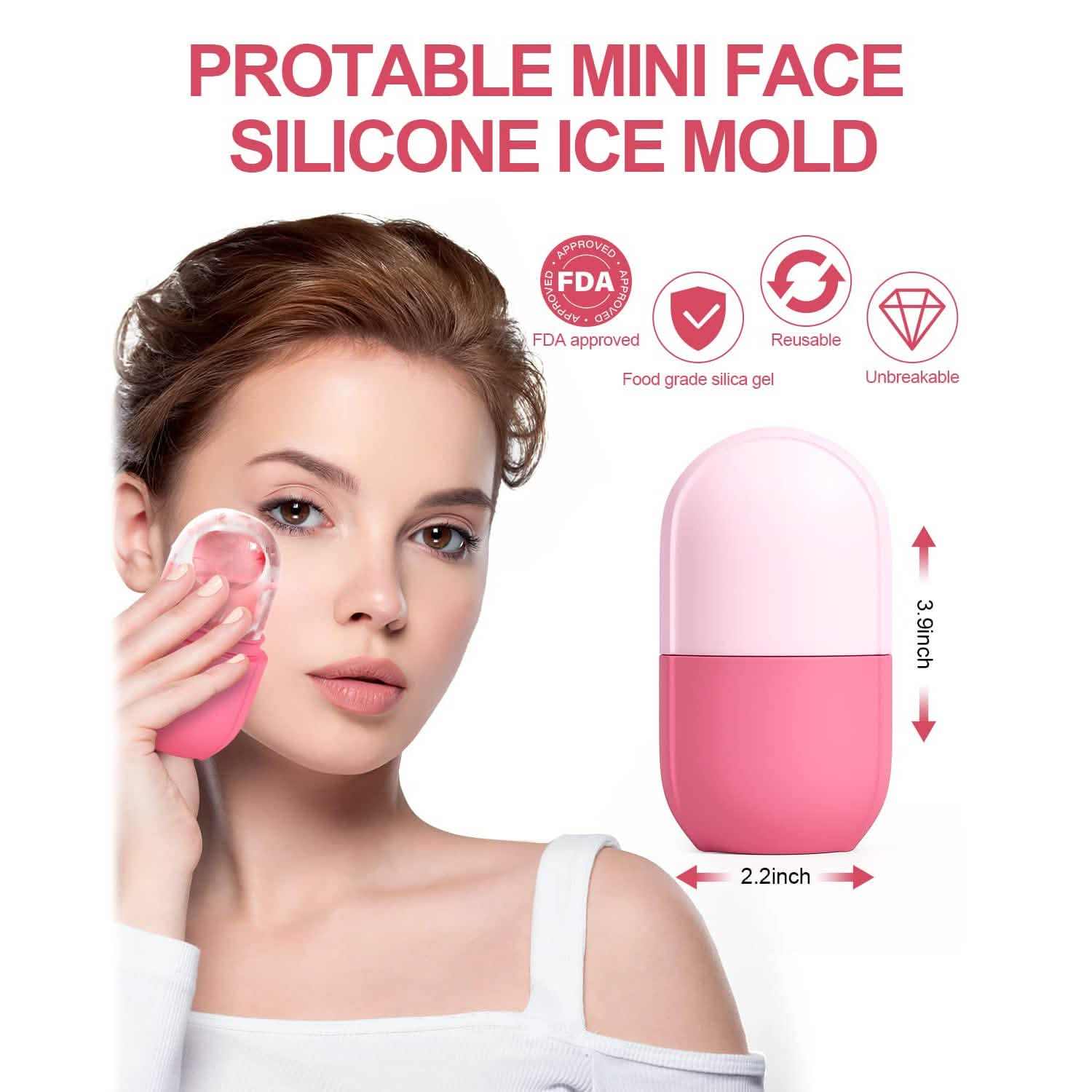 Face and Eye Ice Roller Ice Cube Mold DailySale
