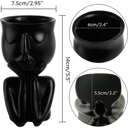 Face Flower Pot Head Planter DailySale