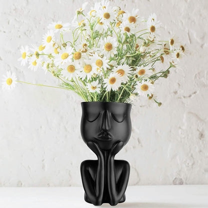 Face Flower Pot Head Planter DailySale