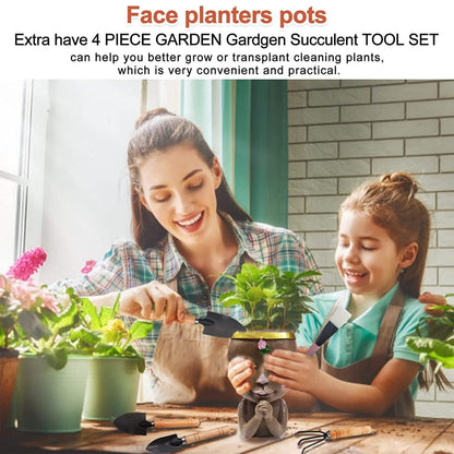 Face Planters Pots Unique Head Planter DailySale