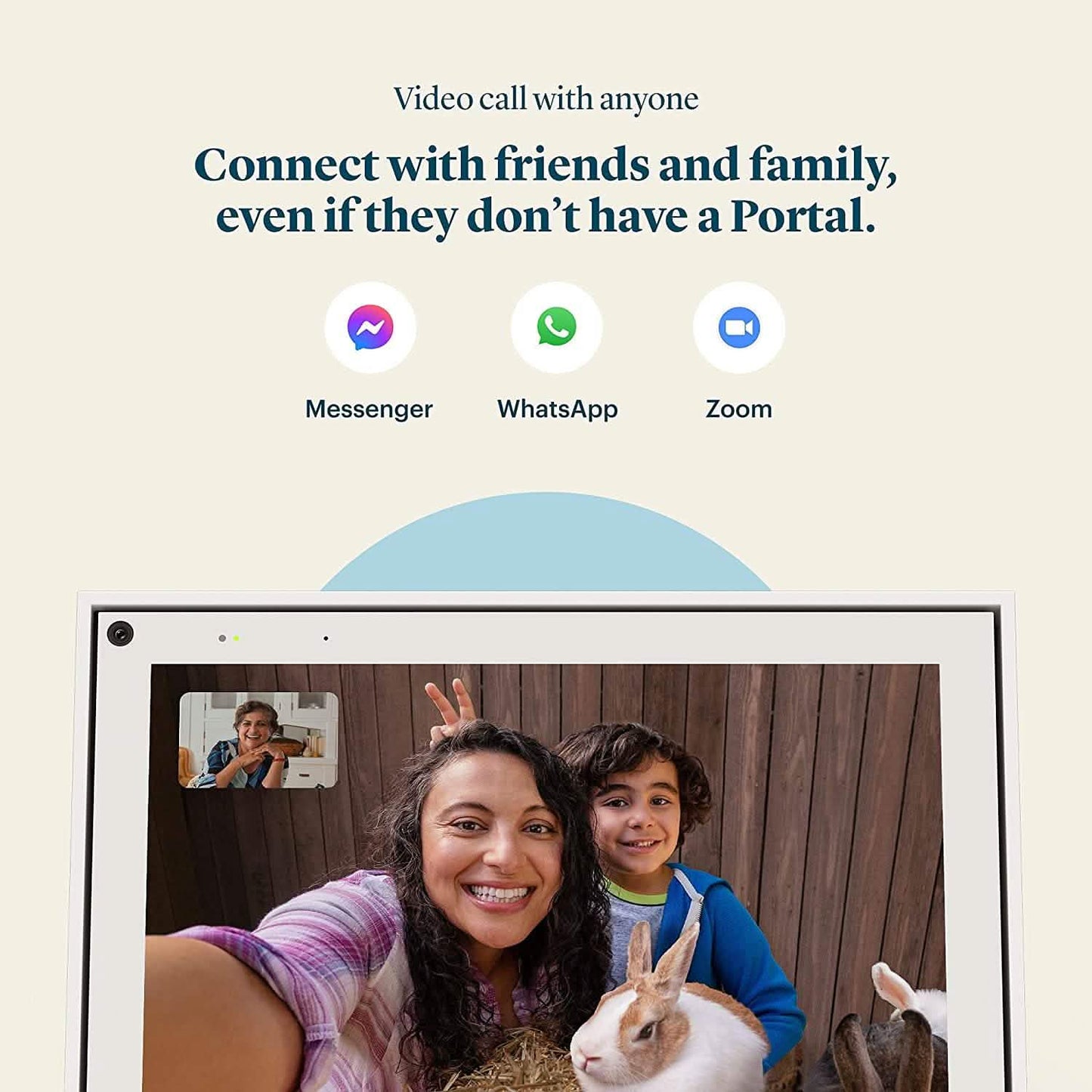Facebook Portal - Smart Video Calling 10in Touch Screen Display with Alexa DailySale