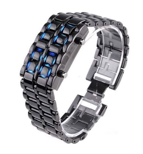Faceless Unisex Stainless Steel Titanium Waterproof LED Watch DailySale