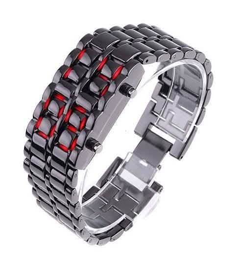 Faceless Unisex Stainless Steel Titanium Waterproof LED Watch DailySale