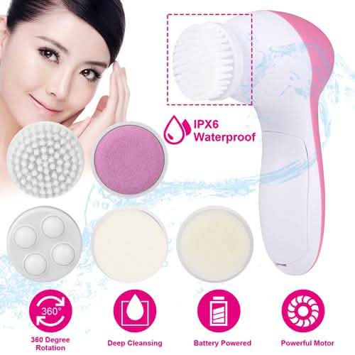 Facial Cleansing Brush Waterproof DailySale