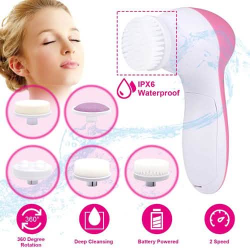 Facial Cleansing Brush Waterproof DailySale