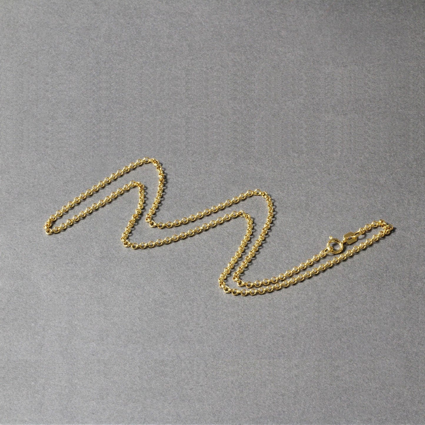 14k Yellow Gold Rolo Chain 1.9mm Bids.com
