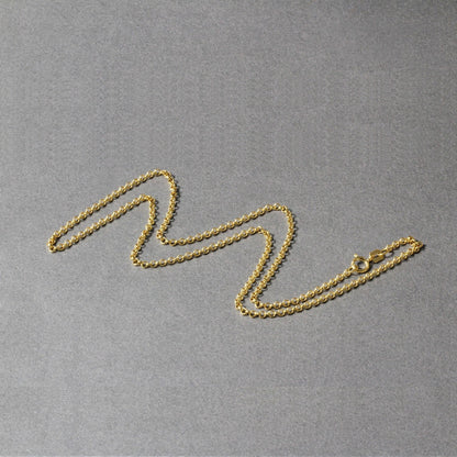 14k Yellow Gold Rolo Chain 1.9mm Bids.com