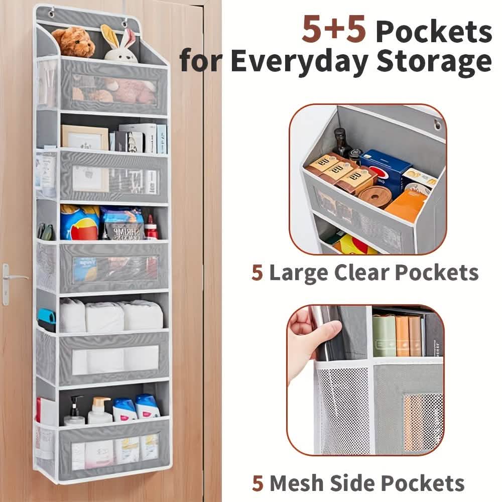5-Tier Over-the-Door Storage Box Organizer DailySale