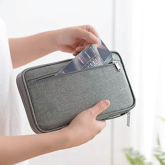 Family Travel Document Organizer Capacious Passport Holder Wallet DailySale