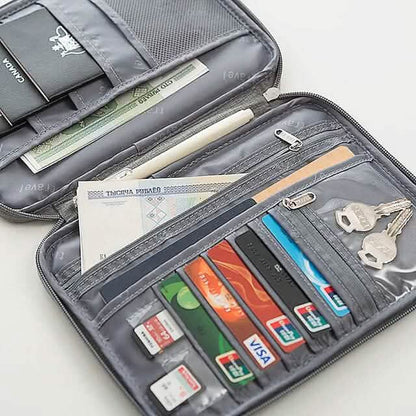 Family Travel Document Organizer Capacious Passport Holder Wallet DailySale