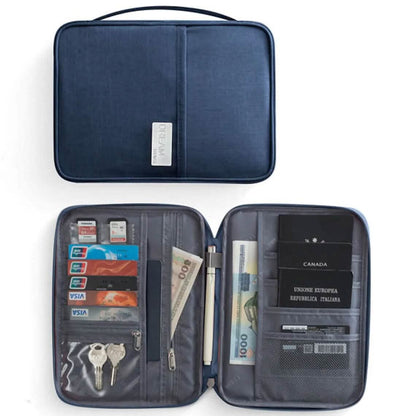 Family Travel Document Organizer Capacious Passport Holder Wallet DailySale