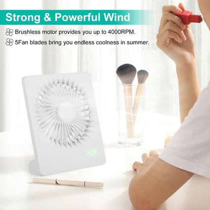 Fan USB Rechargeable Table Portable Desk Cooling Fan DailySale