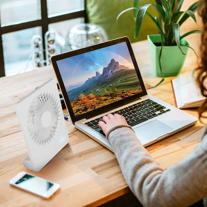 Fan USB Rechargeable Table Portable Desk Cooling Fan DailySale