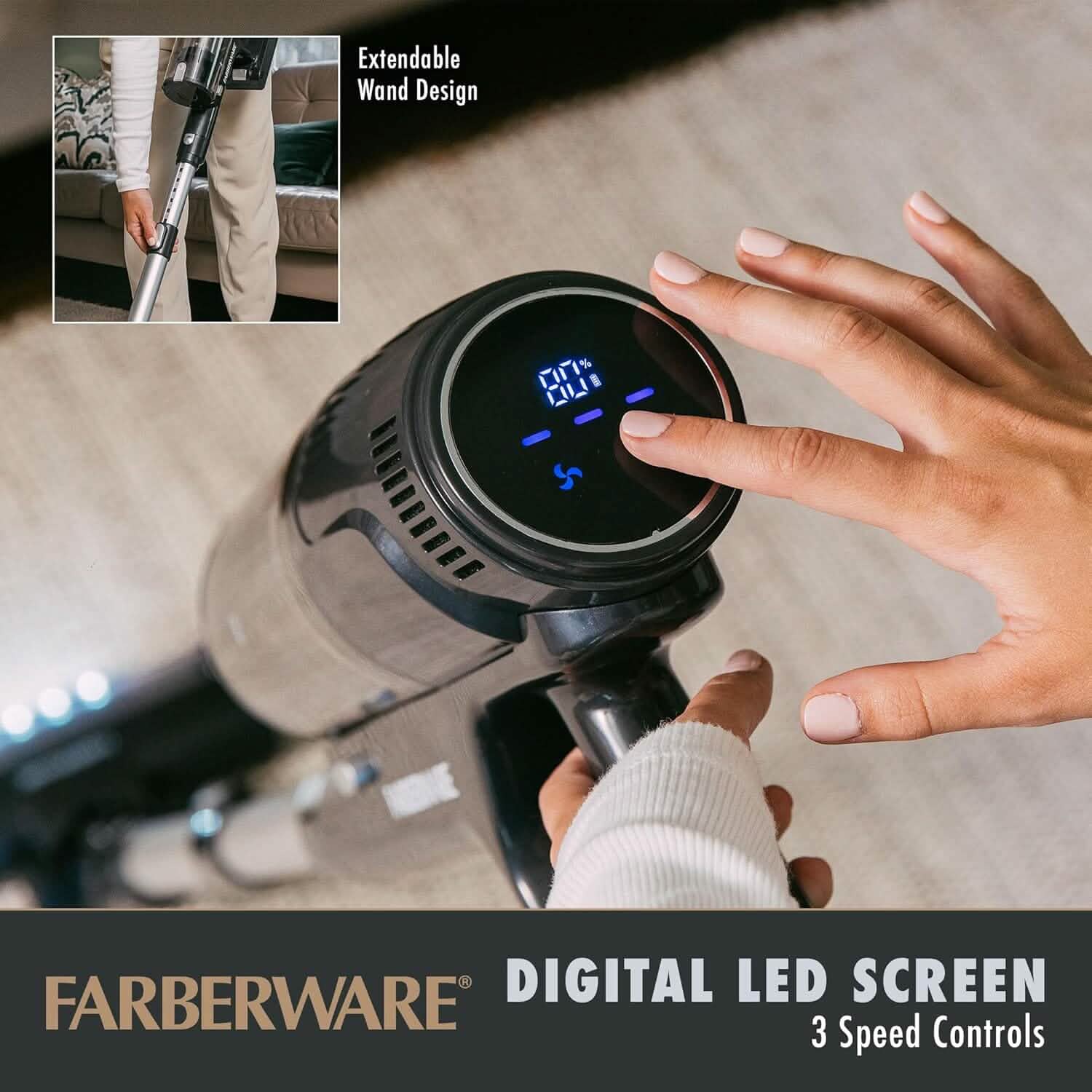Farberware Cordless Elite Stick Vacuum Cleaner DailySale