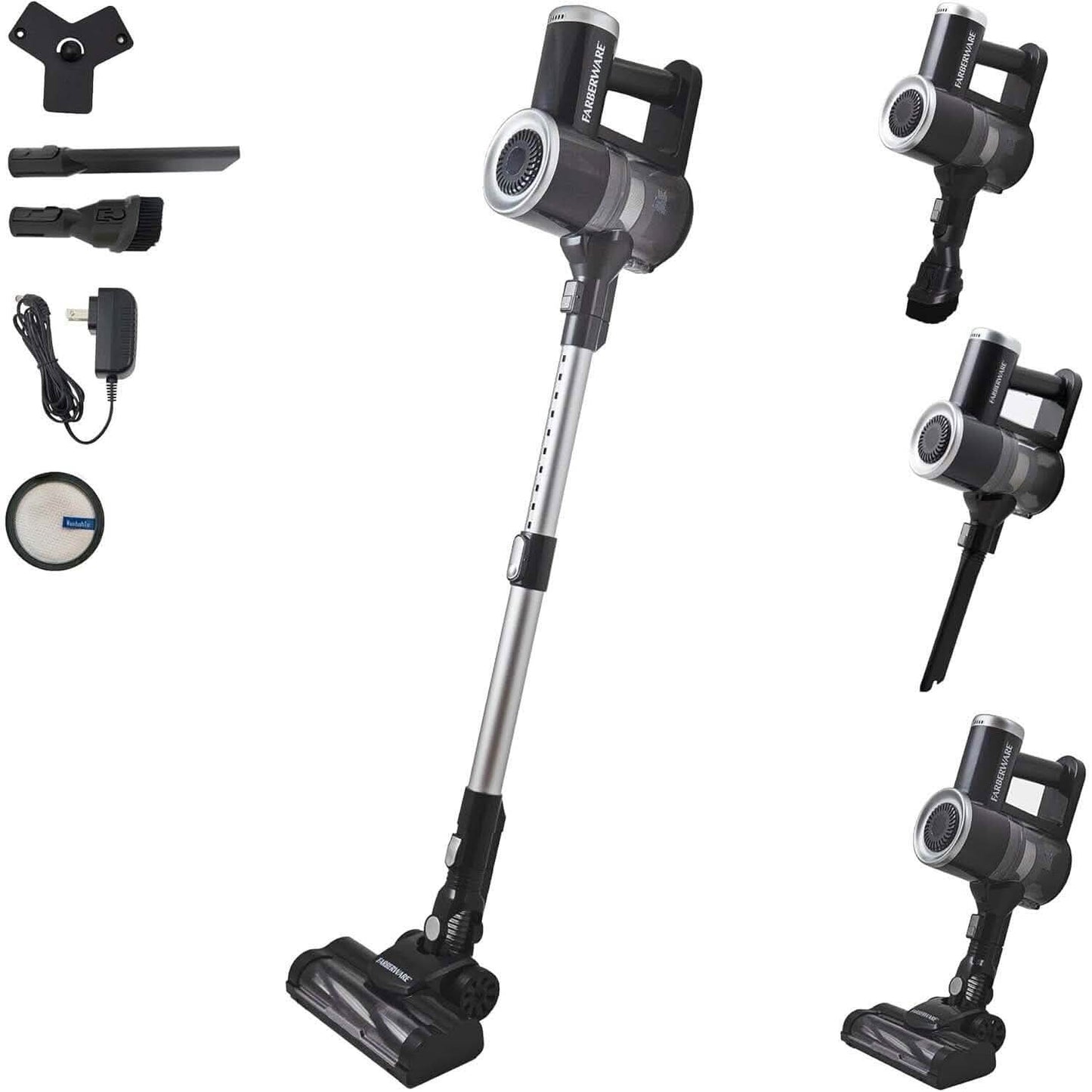 Farberware Cordless Pro Stick Vacuum Cleaner, Powerful Suction with 2 Speeds for Carpet and Hard Floors, Converts to Handheld Vacuum DailySale
