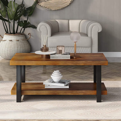 Farmhouse Living Room Coffee Table DailySale