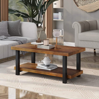 Farmhouse Living Room Coffee Table DailySale
