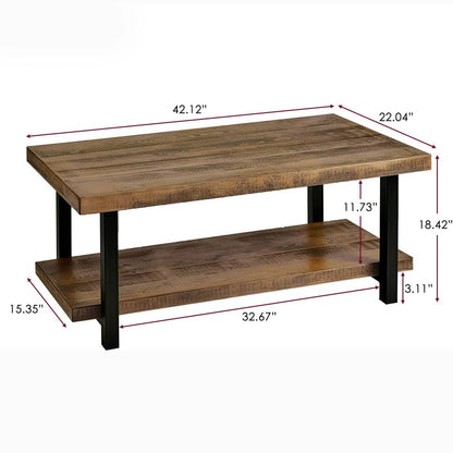 Farmhouse Living Room Coffee Table DailySale