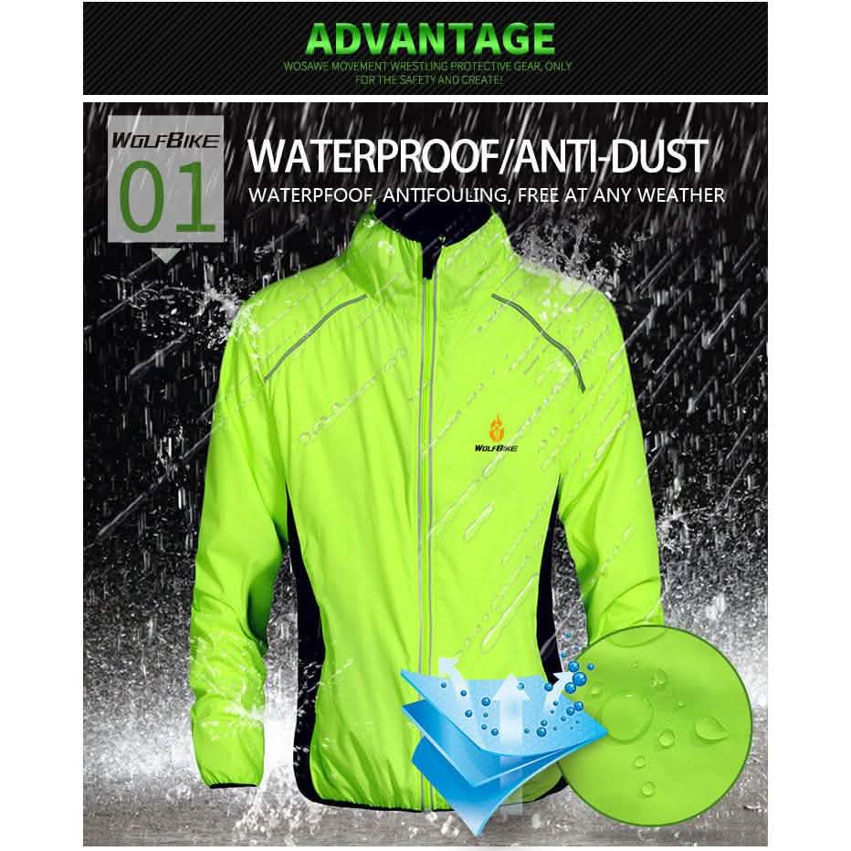 Fashion Tour De France Breathable Bicycle Cycle Waterproof Raincoat DailySale