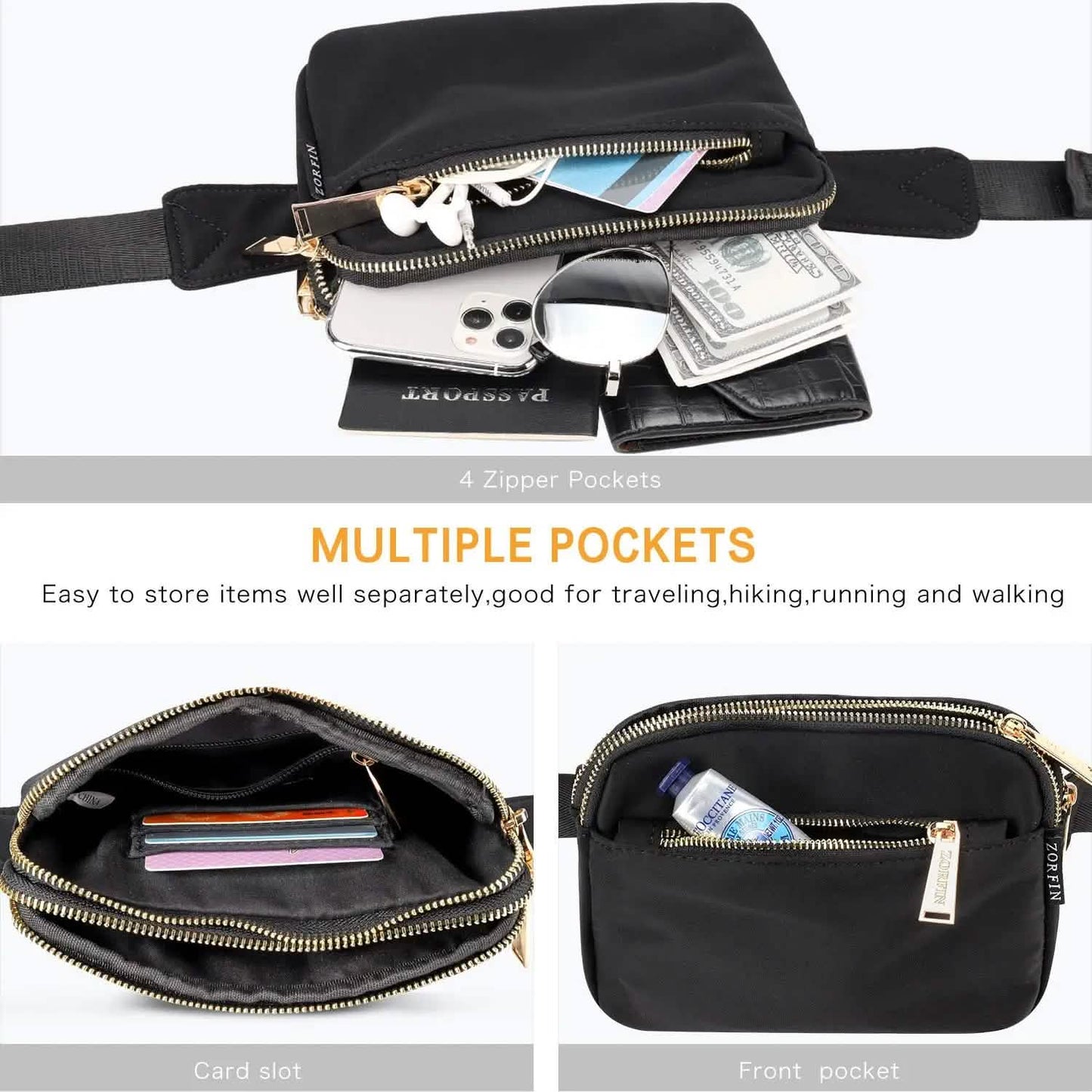 Fashion Waist Pack Belt Bag with Adjustable Strap DailySale