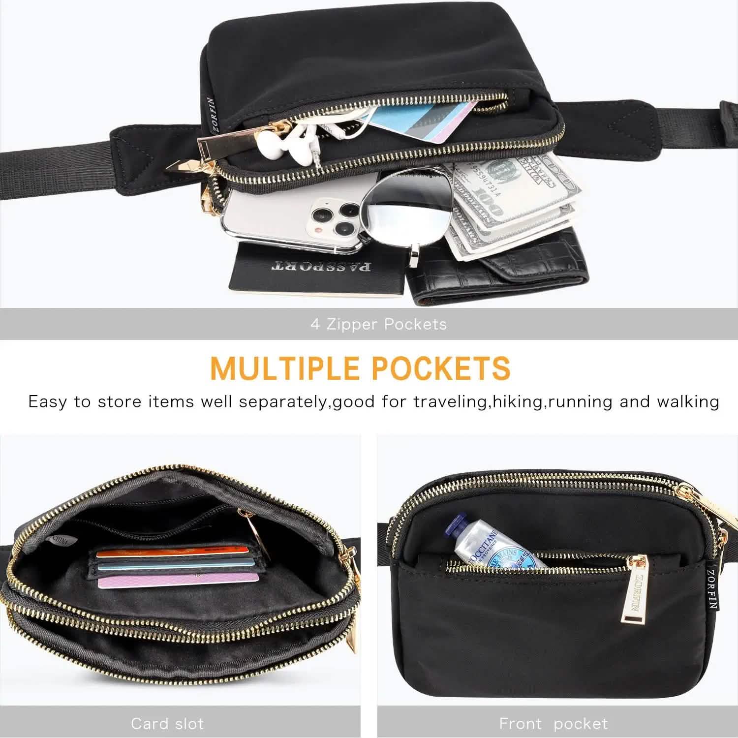 Fashion Waist Pack Belt Bag with Adjustable Strap DailySale