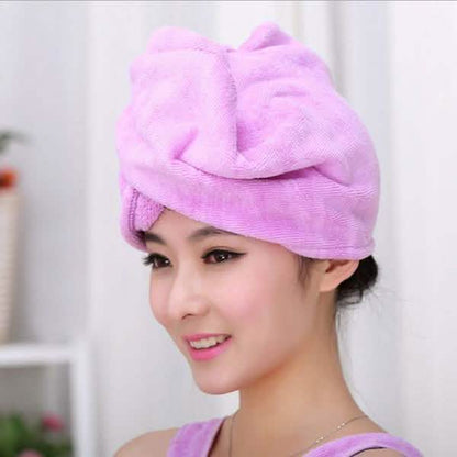 Fashion Women Microfiber Dry Hair Towel DailySale