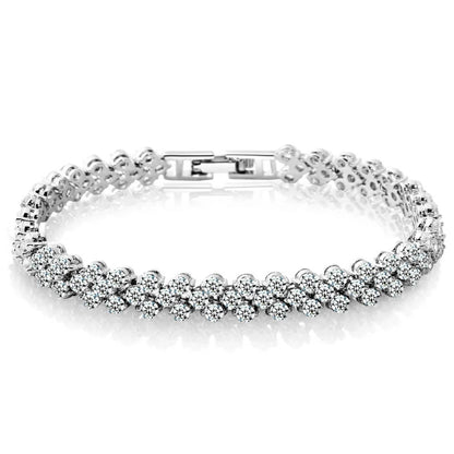 Fashion Women Silver Crystal Diamond Bracelet DailySale