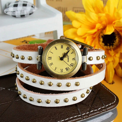 Fashionable River Leather Belt Retro Watch DailySale